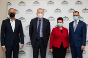 <p>conference guests</p>
