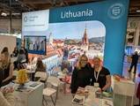 <p>Директор Бирштонского информационного центра Рута Капачинскайте с директором Natur Camp Birştonas Юргитой Жабалюнене</p>
