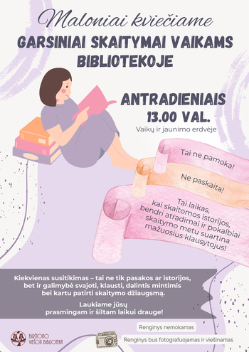 Garsiniai skaitymai vaikams