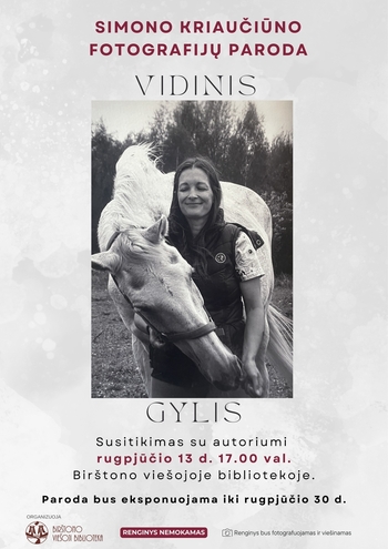 Presentation of the photography exhibition "Inner Depth" by Simonas Kriaučiūnas