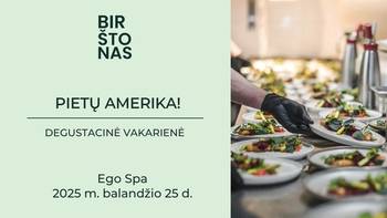 Degustacinė vakarienė „Pietų Amerika!“