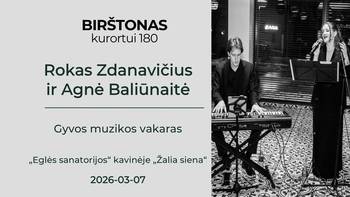Rokas Zdanavičius ir Agnė Baliūnaitė. Koncertas