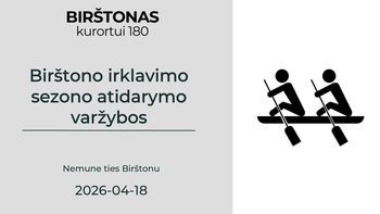 Birštonas Rowing Season Opening Competition