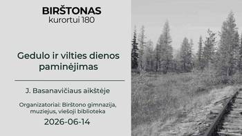 Gedulo ir vilties dienos paminėjimas