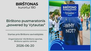 Birštono pusmaratonis „powered by Vytautas“