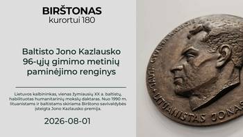 Gedenkfeier zum 96. Geburtstag von Baltistas Jonas Kazlauskas