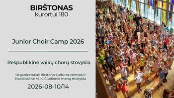 Respublikinė vaikų chorų stovykla „Junior Choir Camp“