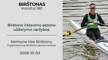 Birštono irklavimo sezono uždarymo varžybos