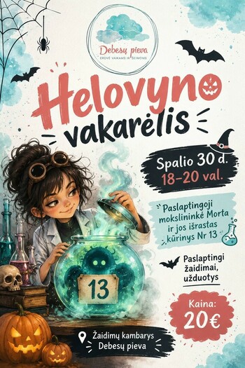 Helovyno vakarėlis 4–10 m.