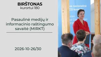 Pasaulinė medijų ir informacinio raštingumo savaitė (MIRKT)