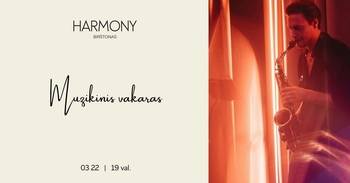 Musical saxophone evening with Rimantas Ašmontas