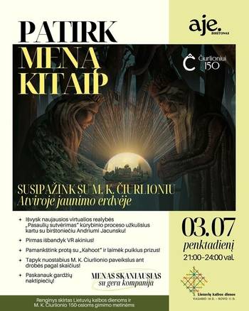 Patirk meną kitaip: Susipažink su M. K. Čiurlioniu