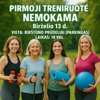 Nemokama funkcinė treniruotė