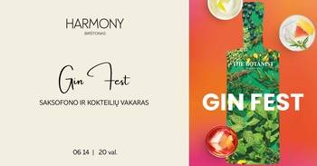 Saksofono ir kokteilių vakaras | Harmony Birštonas