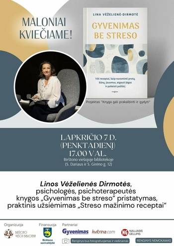 Streso mažinimo receptai su Lina Vėželiene Dirmote