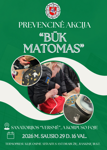 Preventive campaign "Be visible"