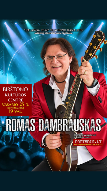 Romo Dambrausko koncertas
