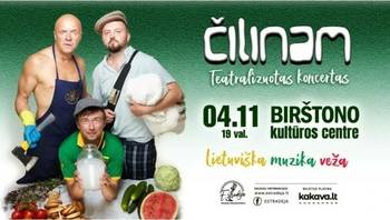 Grupė ČILINAM | Teatralizuotas koncertas „Lietuviška muzika veža“
