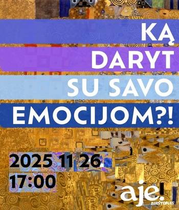 Emociju darbnīca "Ko darīt ar savām emocijām?!"