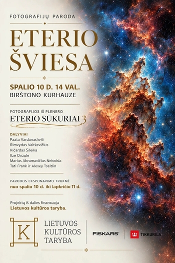 Fotografijų paroda „Eterio šviesa“