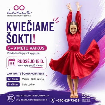 We invite you to dance at "Go Dance"!