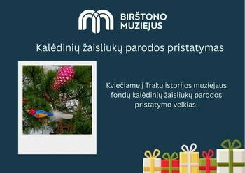 Christmas toy exhibition at Birštonas Museum