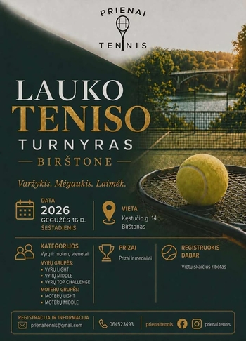Outdoor tennis singles tournament