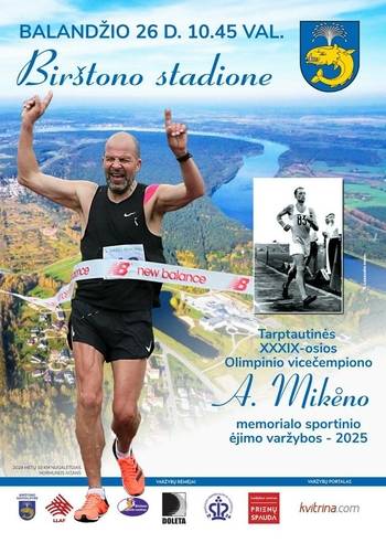 Tarptautinės XXXIX Antano Mikėno memorialo sportinio ėjimo varžybos
