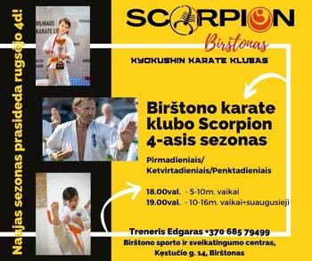 Birštono karate klubo 4-asis sezonas
