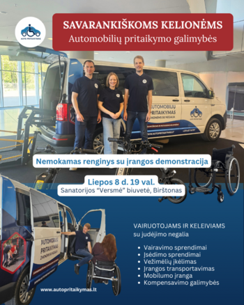 Independent travel (car adaptation for the disabled)