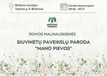 Exhibition of embroidered paintings by Roma Malinauskienė "My Meadows"