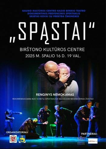 Dokumentinis, prevencinis spektaklis „Spąstai"