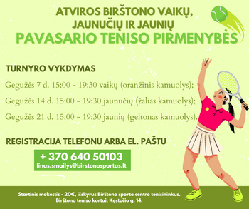 Birštonas Children's Spring Tennis Championships Open