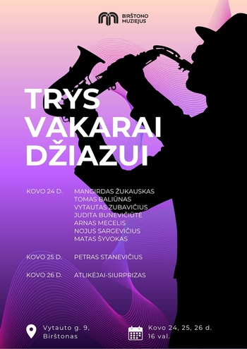 Three evenings of jazz at the museum