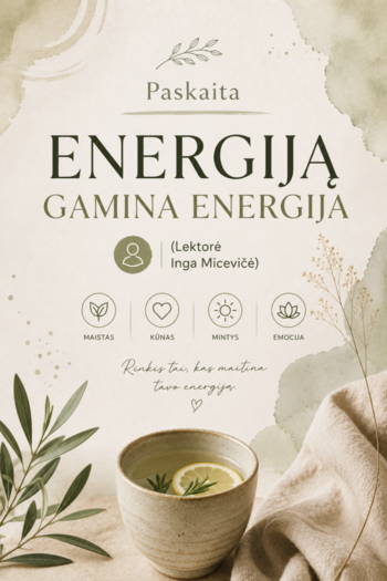 Lecture "ENERGY PRODUCES ENERGY"