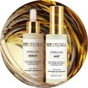 FITOTERRA atvertos spirulinos ląstelės veido serumo ir purškalo pristatymas