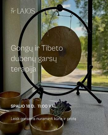 Gong and Tibetan bowl sound therapy