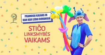 Vasaras svinības ar bērnu iemīļoto Stitch "Jautrā kalnā"!