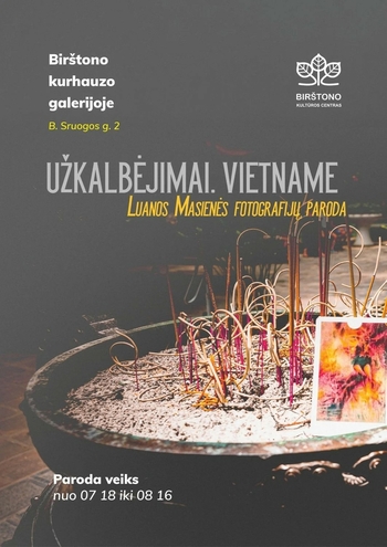Luana Masienė's photography exhibition "INTERVIEWS. IN VIETNAM"