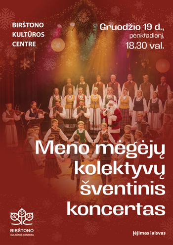 Festive concert of groups of art lovers