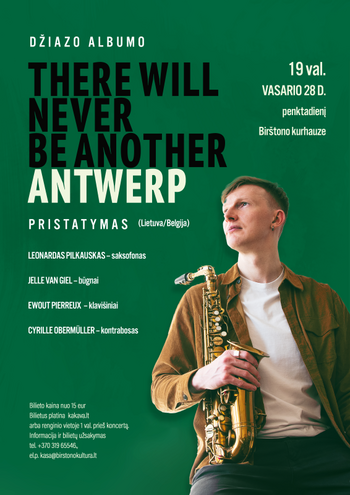 Presentation of the jazz album "There Will Never Be Another Antwerp"