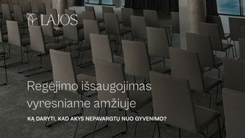 Lekcija "Redzes saglabāšana vecumdienās - ko darīt, lai acis nenogurtu no dzīves"