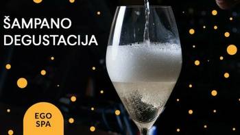 „Veuve Clicquot“ šampano degustacija ir degustacinė vakarienė
