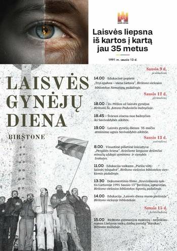 Tag der Freiheitsverteidiger in Birštonas