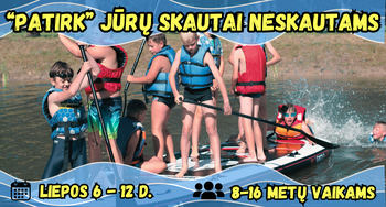 „PATIRK“ jūrų skautai neskautams