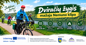 Cycling tour along the small Nemunas loop