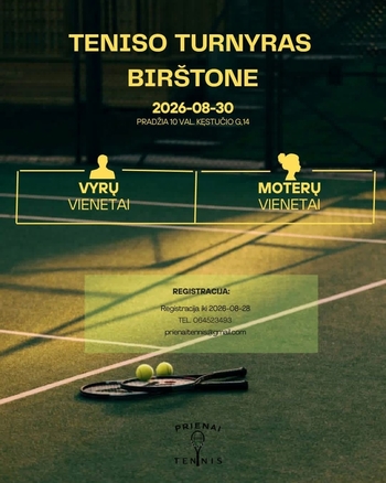 Summer season closing tennis tournament