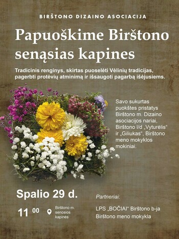 Papuoškime Birštono senąsias kapines