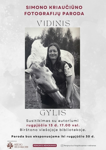 Simonas Kriaučiūnas' photography exhibition "Inner Depth"