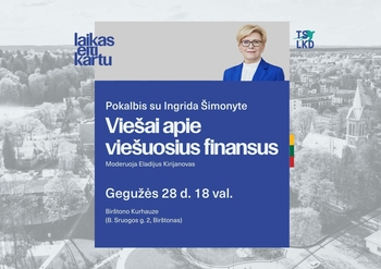 Publicly about public finances – a conversation with Ingrida Šimonytė
